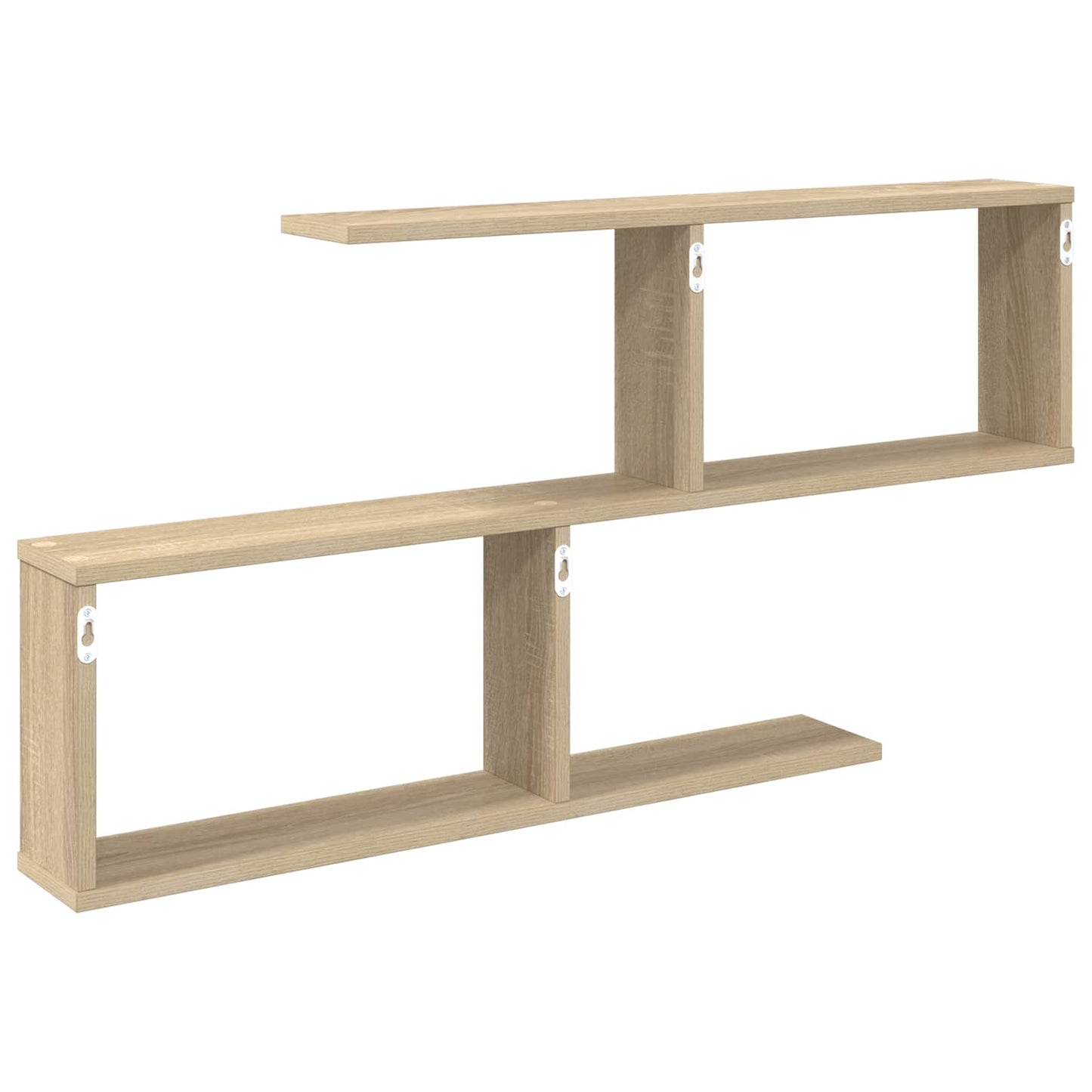 vidaXL Wall Shelf Sonoma Oak 100 x 12 x 50.5 cm Engineered Wood