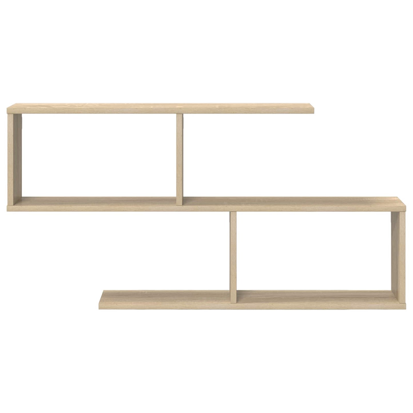 vidaXL Wall Shelf Sonoma Oak 100 x 12 x 50.5 cm Engineered Wood