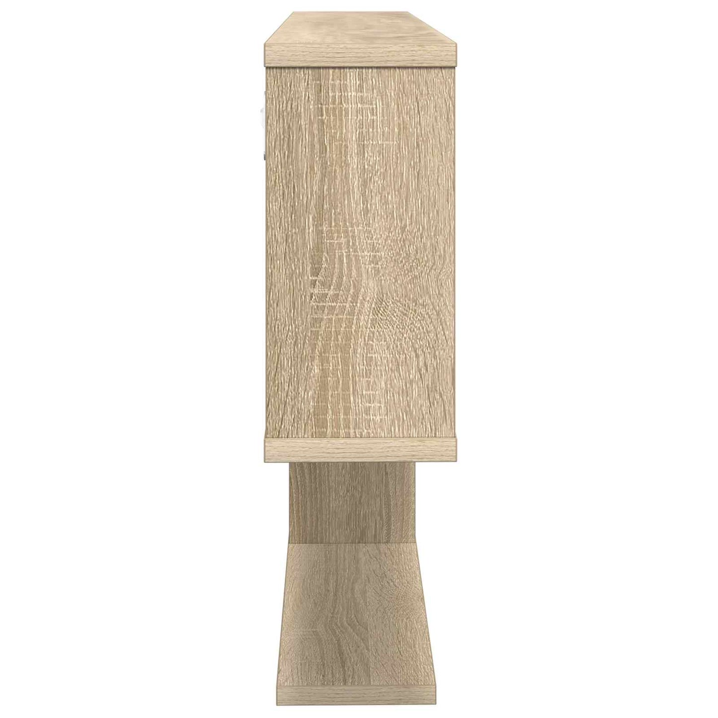 vidaXL Wall Shelf Sonoma Oak 100 x 12 x 50.5 cm Engineered Wood