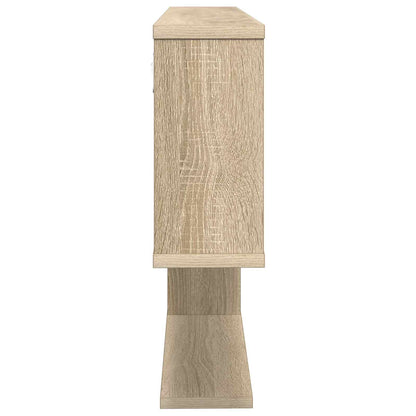 vidaXL Wall Shelf Sonoma Oak 100 x 12 x 50.5 cm Engineered Wood