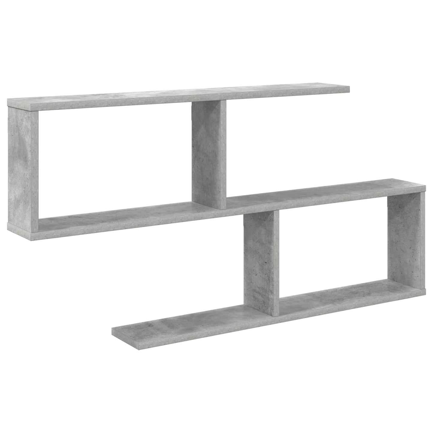 vidaXL Wall Shelf Concrete Grey 100 x 12 x 50.5 cm Engineered Wood