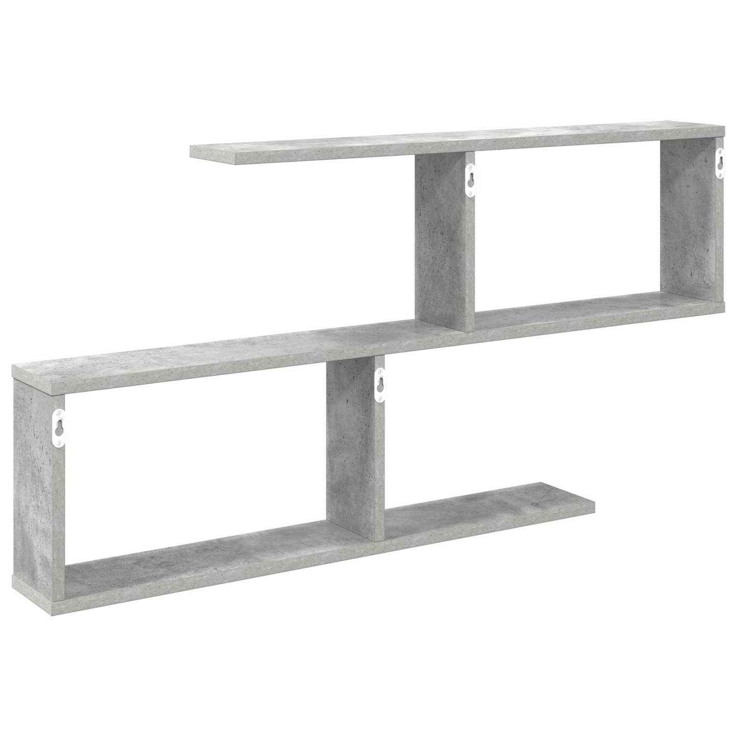vidaXL Wall Shelf Concrete Grey 100 x 12 x 50.5 cm Engineered Wood