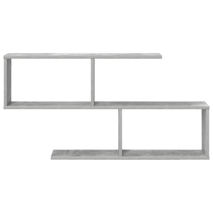vidaXL Wall Shelf Concrete Grey 100 x 12 x 50.5 cm Engineered Wood