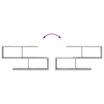 vidaXL Wall Shelf Concrete Grey 100 x 12 x 50.5 cm Engineered Wood