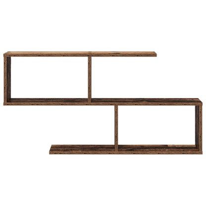 vidaXL Wall Shelf Old Wood 100 x 12 x 50.5 cm Engineered Wood