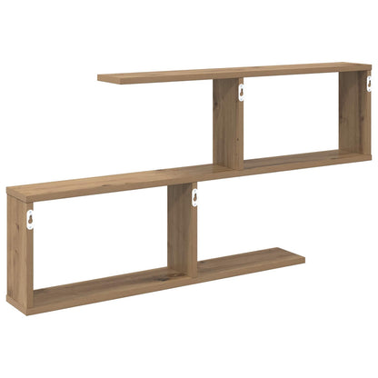 vidaXL Wall Shelf Artisan Oak 100 x 12 x 50.5 cm Engineered Wood