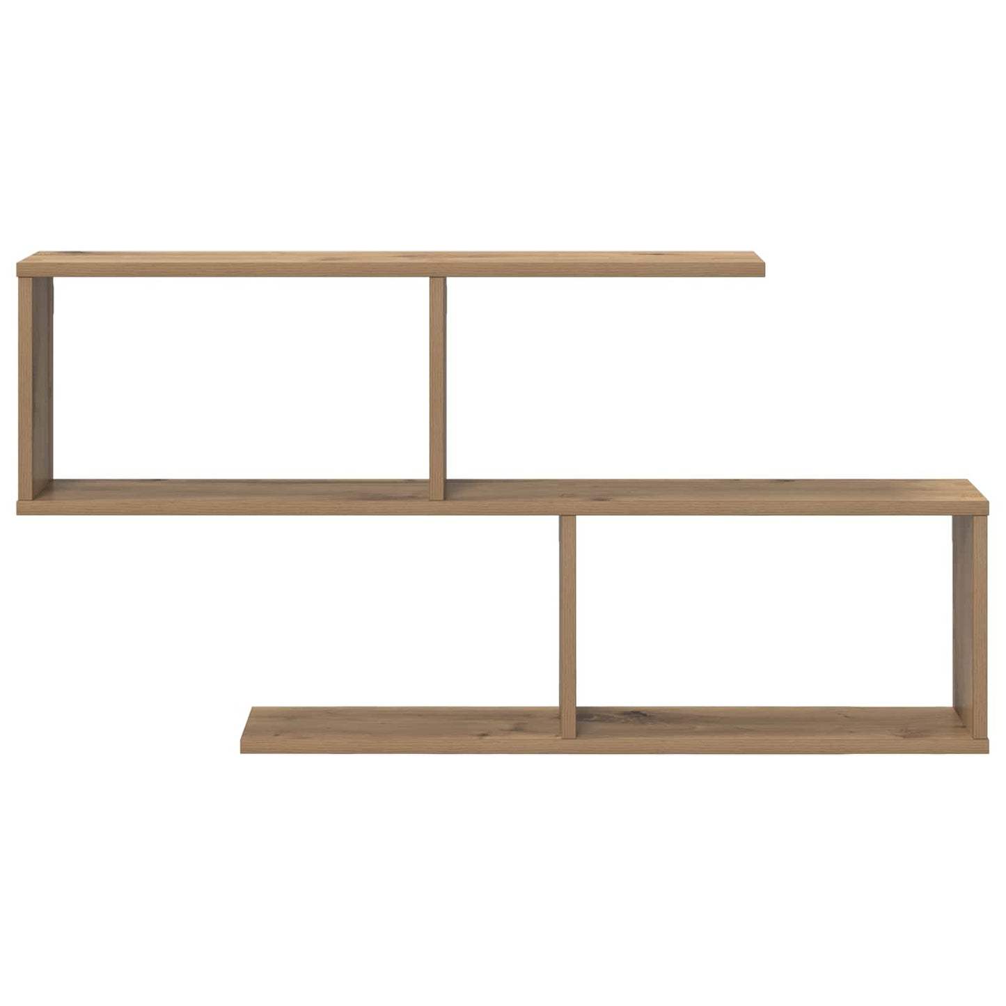 vidaXL Wall Shelf Artisan Oak 100 x 12 x 50.5 cm Engineered Wood