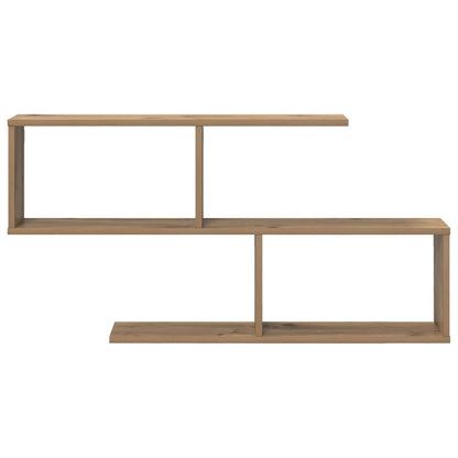 vidaXL Wall Shelf Artisan Oak 100 x 12 x 50.5 cm Engineered Wood