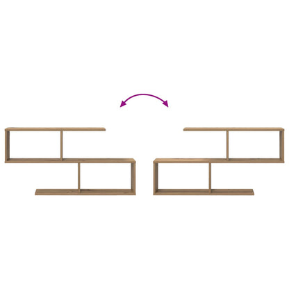 vidaXL Wall Shelf Artisan Oak 100 x 12 x 50.5 cm Engineered Wood