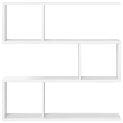 vidaXL Wall Shelf White 80 x 12 x 79.5 cm Engineered Wood
