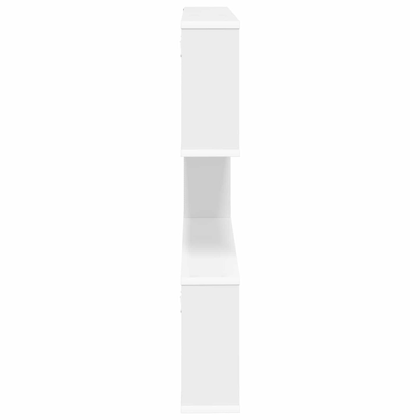 vidaXL Wall Shelf White 80 x 12 x 79.5 cm Engineered Wood