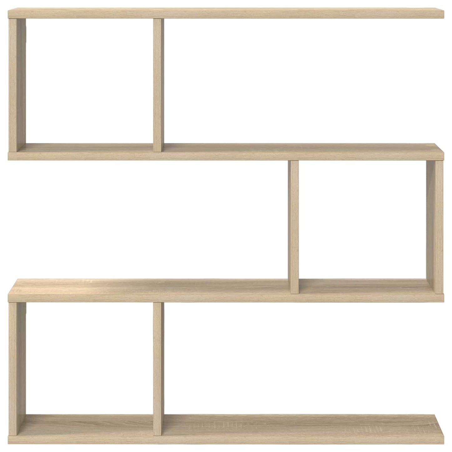 vidaXL Wall Shelf Sonoma Oak 80 x 12 x 79.5 cm Engineered Wood