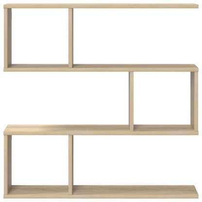 vidaXL Wall Shelf Sonoma Oak 80 x 12 x 79.5 cm Engineered Wood