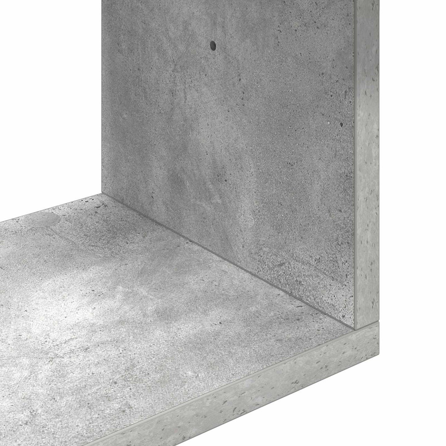 vidaXL Wall Shelf Concrete Grey 80 x 12 x 79.5 cm Engineered Wood
