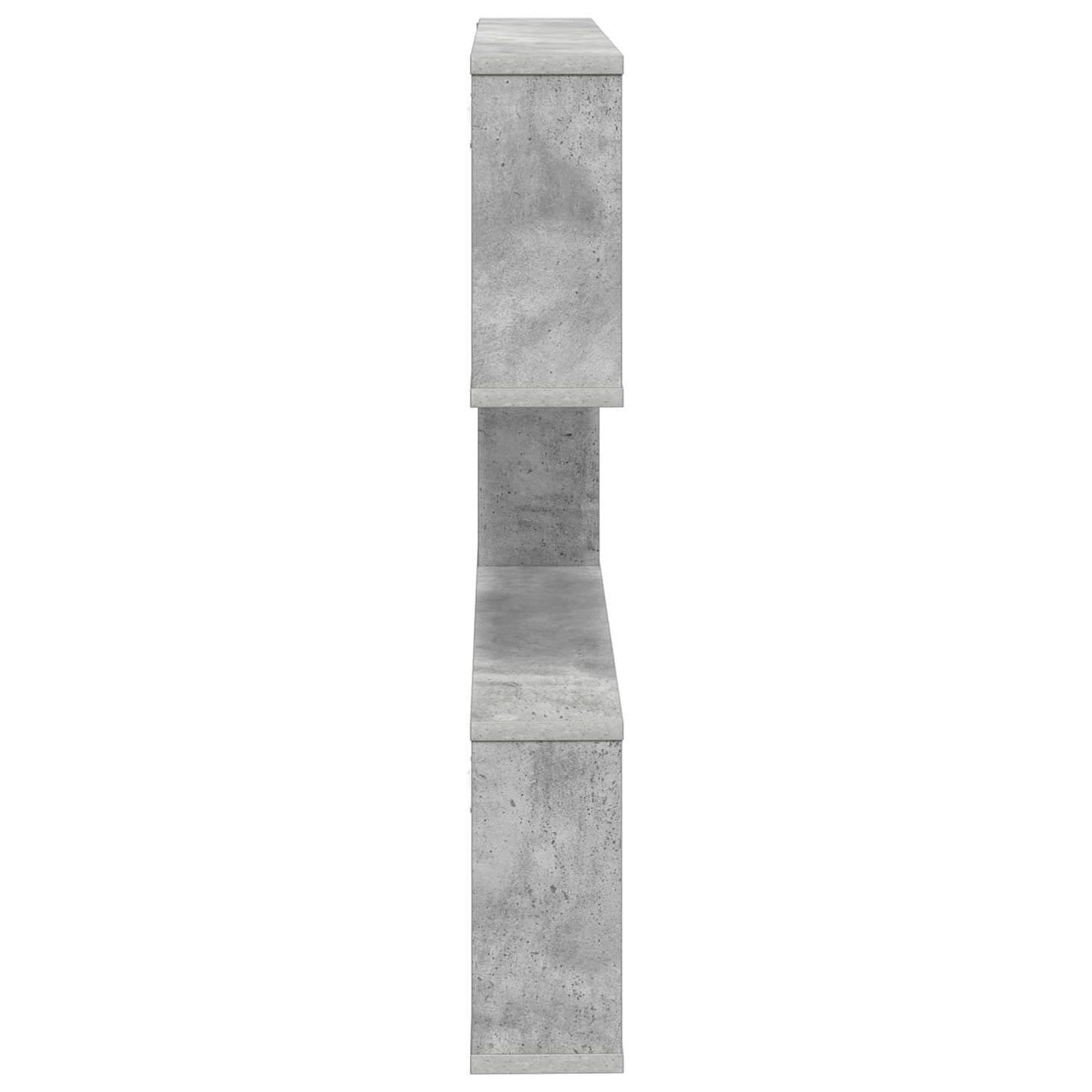 vidaXL Wall Shelf Concrete Grey 80 x 12 x 79.5 cm Engineered Wood