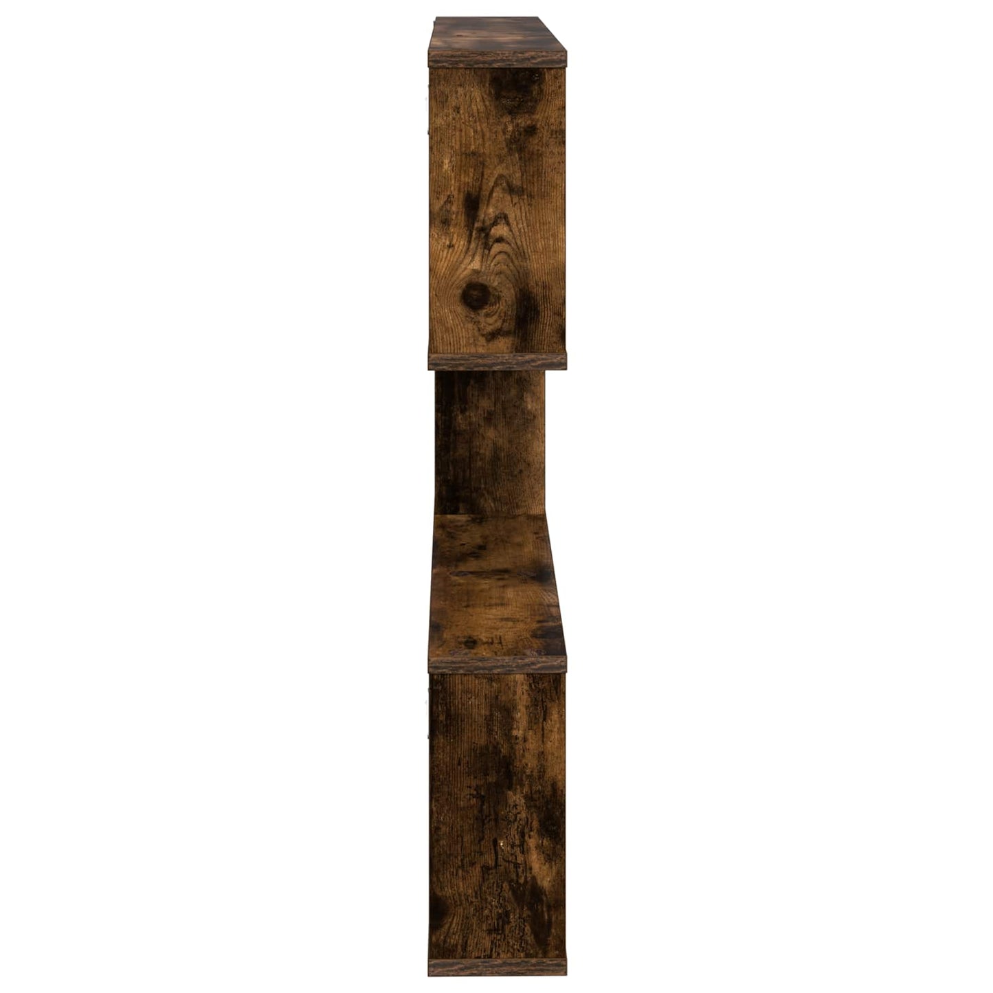 vidaXL Wall Shelf Smoked Oak 80 x 12 x 79.5 cm Engineered Wood