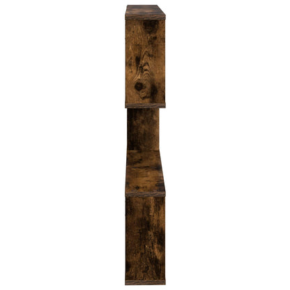 vidaXL Wall Shelf Smoked Oak 80 x 12 x 79.5 cm Engineered Wood