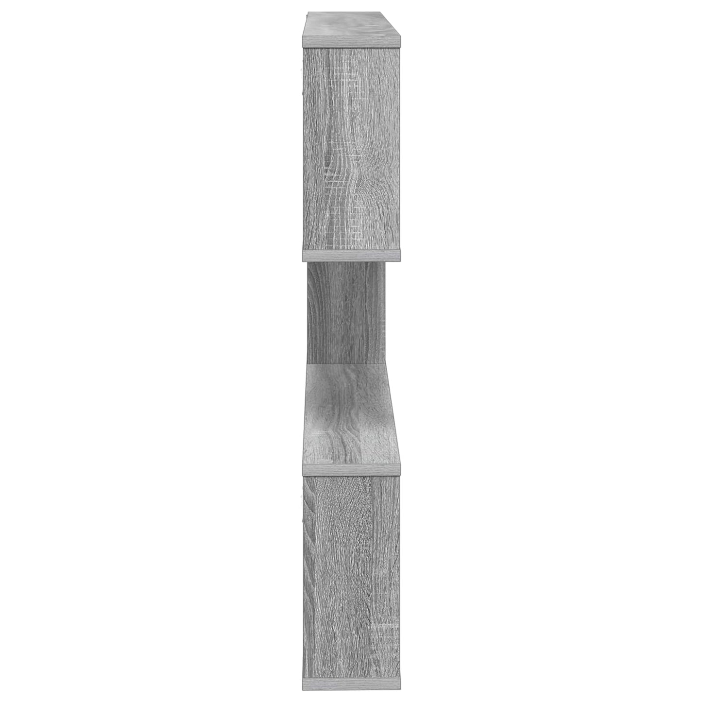 vidaXL Wall Shelf Grey Sonoma 80 x 12 x 79.5 cm Engineered Wood