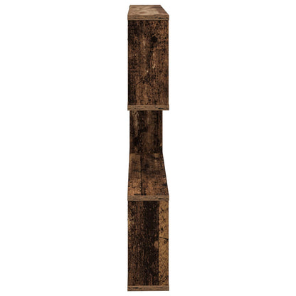 vidaXL Wall Shelf Old Wood 80 x 12 x 79.5 cm Engineered Wood