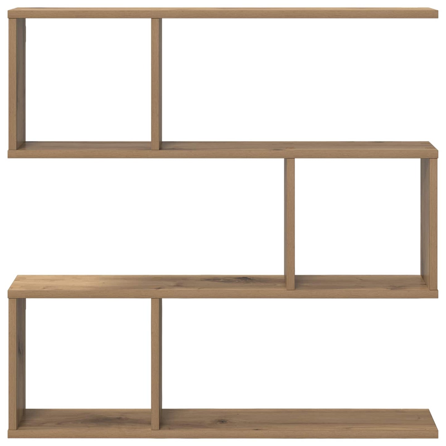 vidaXL Wall Shelf Artisan Oak 80 x 12 x 79.5 cm Engineered Wood