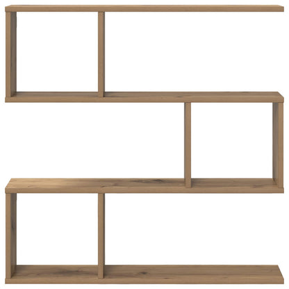vidaXL Wall Shelf Artisan Oak 80 x 12 x 79.5 cm Engineered Wood