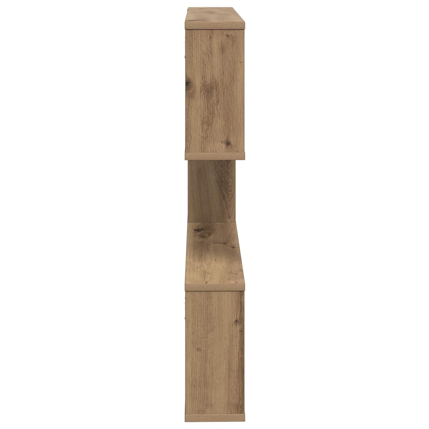 vidaXL Wall Shelf Artisan Oak 80 x 12 x 79.5 cm Engineered Wood