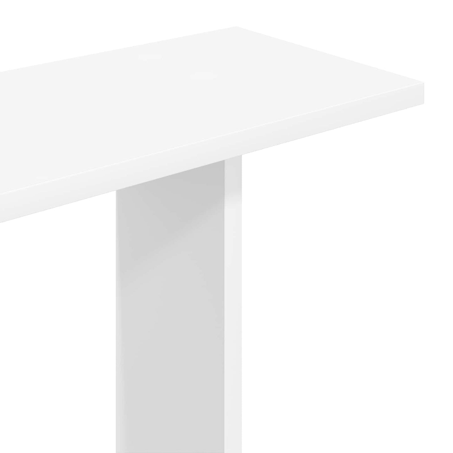 vidaXL Wall Shelf White 80 x 15 x 50.5 cm Engineered Wood