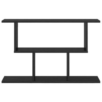 vidaXL Wall Shelf Black Oak 80 x 15 x 50.5 cm Engineered Wood