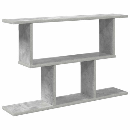 vidaXL Wall Shelf Concrete Grey 80 x 15 x 50.5 cm Engineered Wood