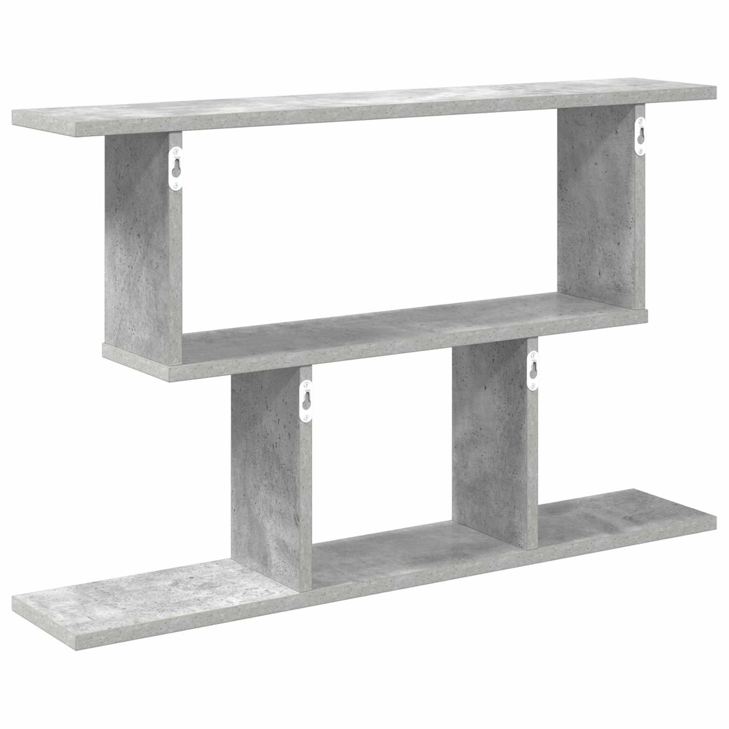vidaXL Wall Shelf Concrete Grey 80 x 15 x 50.5 cm Engineered Wood