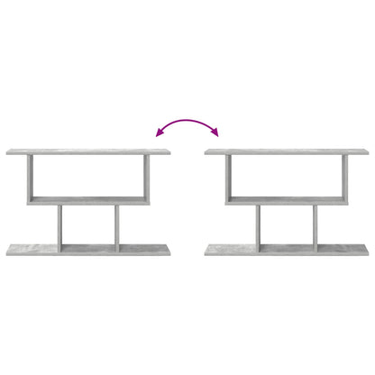 vidaXL Wall Shelf Concrete Grey 80 x 15 x 50.5 cm Engineered Wood