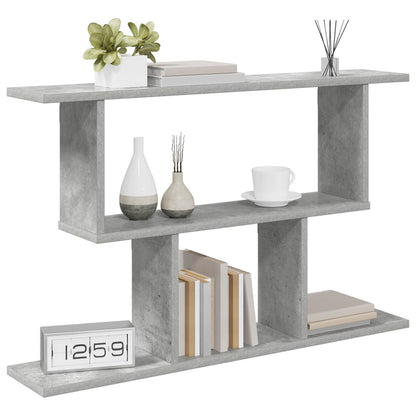 vidaXL Wall Shelf Concrete Grey 80 x 15 x 50.5 cm Engineered Wood