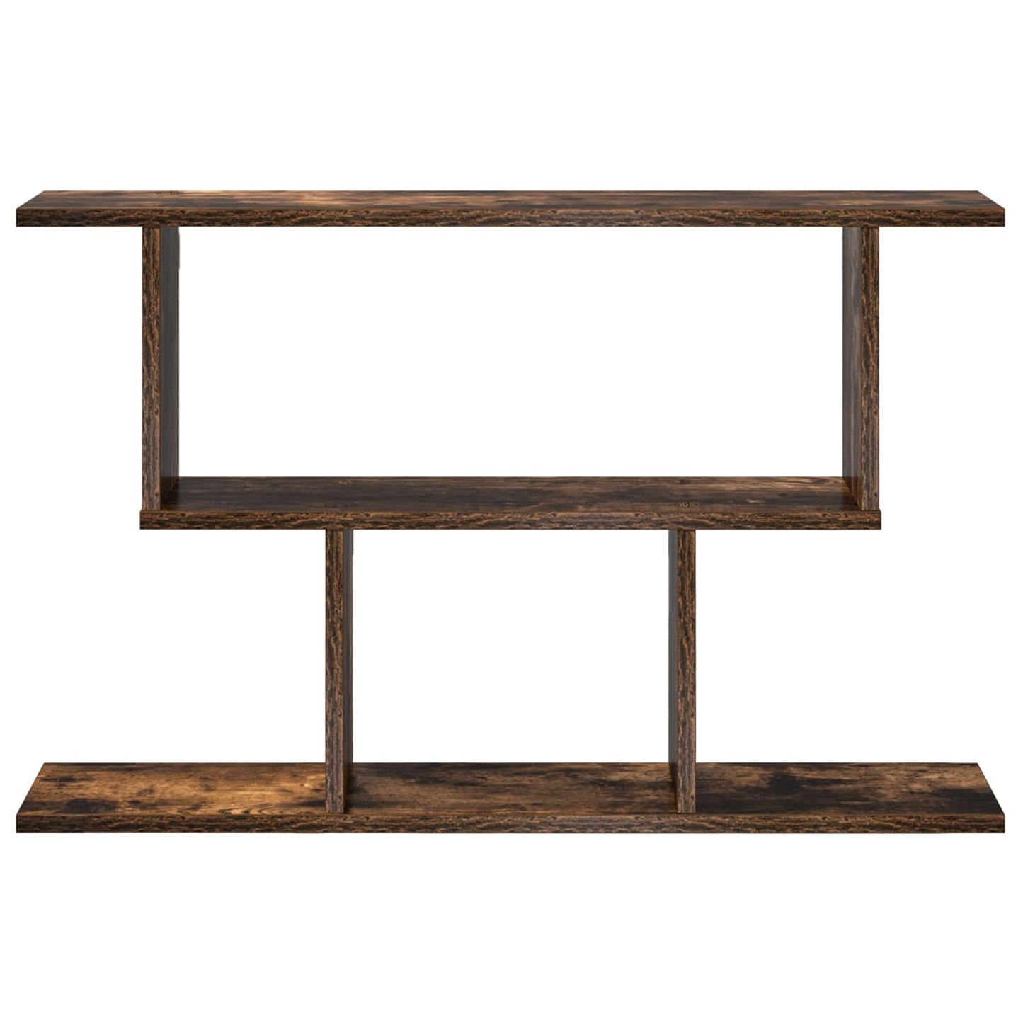 vidaXL Wall Shelf Smoked Oak 80 x 15 x 50.5 cm Engineered Wood