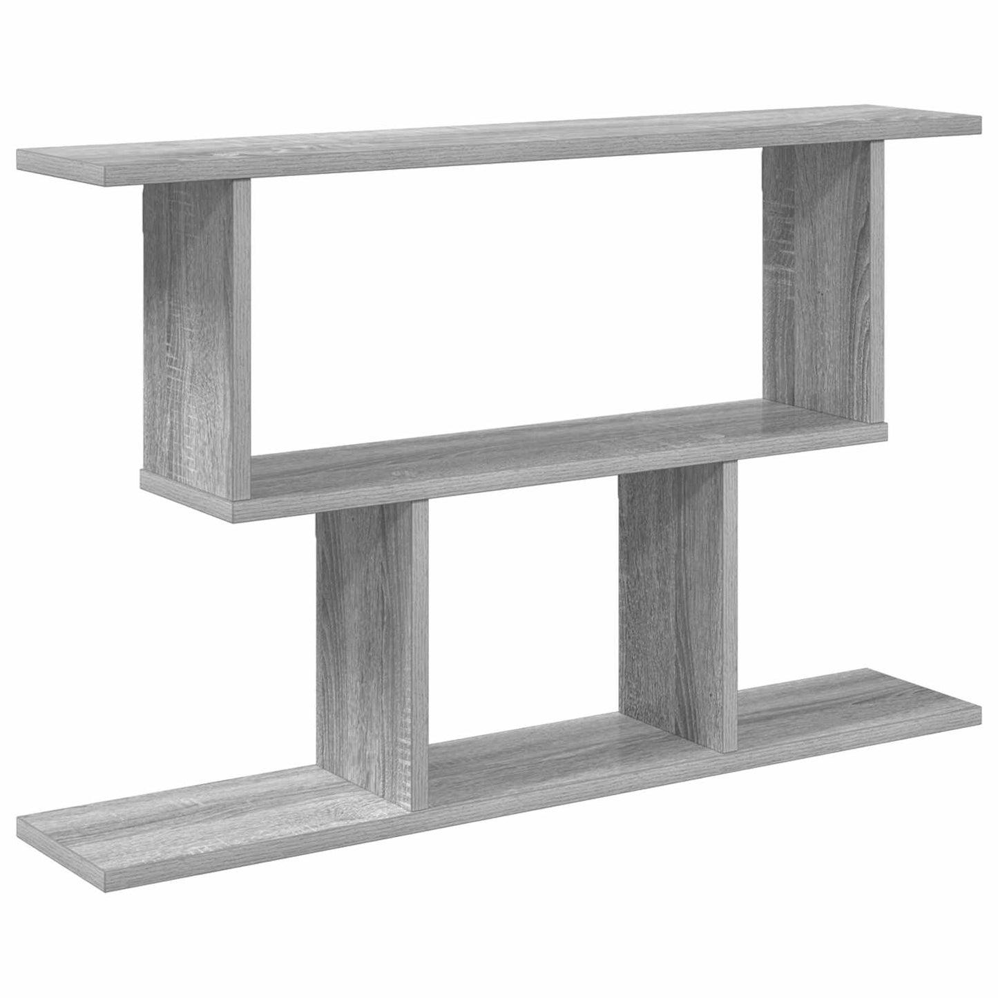 vidaXL Wall Shelf Grey Sonoma 80 x 15 x 50.5 cm Engineered Wood