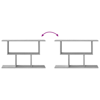 vidaXL Wall Shelf Grey Sonoma 80 x 15 x 50.5 cm Engineered Wood
