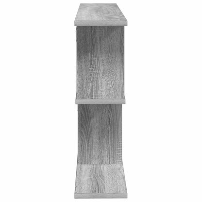 vidaXL Wall Shelf Grey Sonoma 80 x 15 x 50.5 cm Engineered Wood