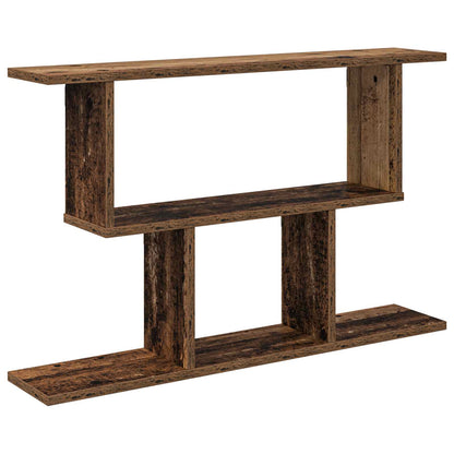 vidaXL Wall Shelf Old Wood 80 x 15 x 50.5 cm Engineered Wood