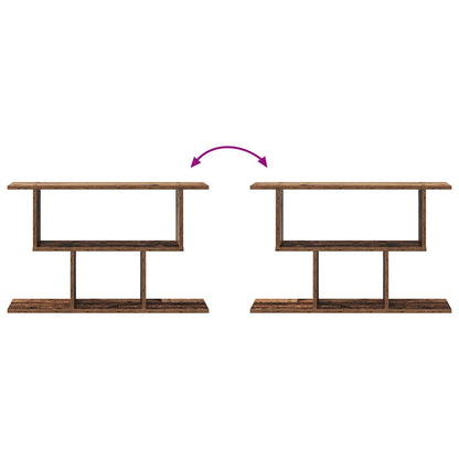 vidaXL Wall Shelf Old Wood 80 x 15 x 50.5 cm Engineered Wood