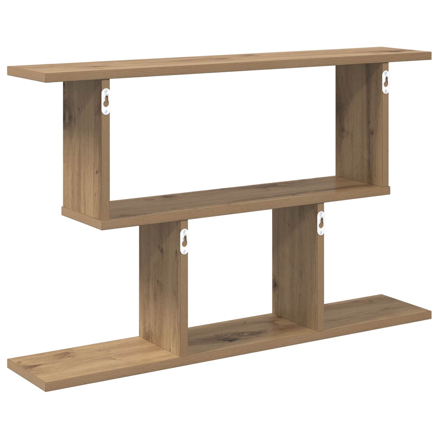 vidaXL Wall Shelf Artisan Oak 80 x 15 x 50.5 cm Engineered Wood