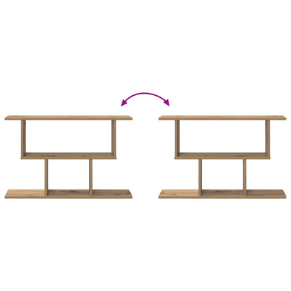 vidaXL Wall Shelf Artisan Oak 80 x 15 x 50.5 cm Engineered Wood