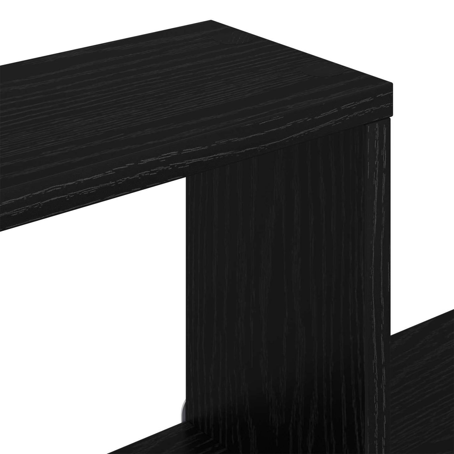 vidaXL Wall-Mounted TV Shelf Black Oak 180 x 15 x 94 cm