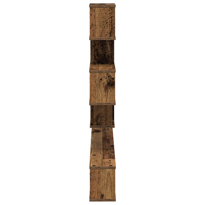 vidaXL Wall-Mounted TV Shelf Old Wood 160 x 15 x 94 cm Engineered Wood