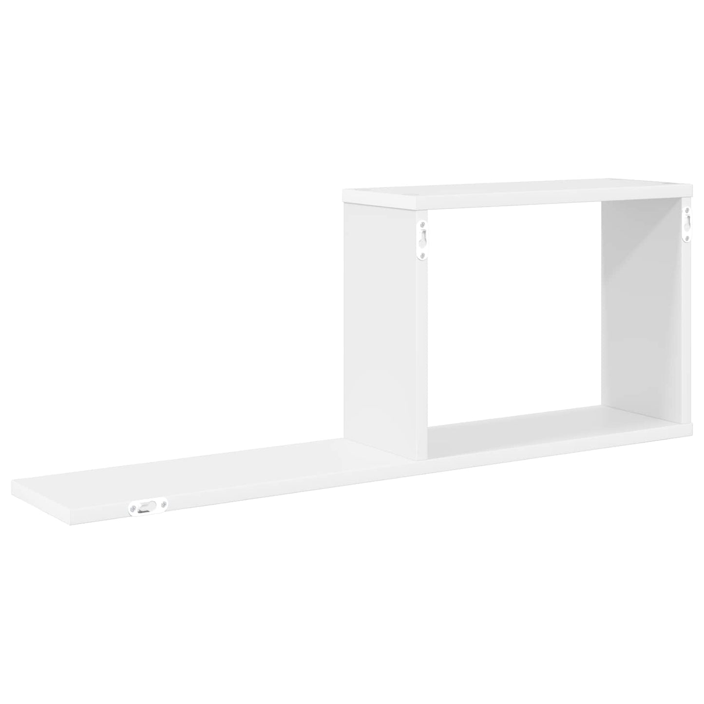 vidaXL Floating Shelves White 80 x 15 x 30 cm Engineered Wood