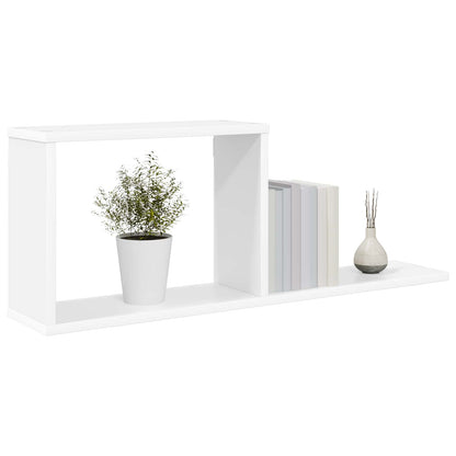vidaXL Floating Shelves White 80 x 15 x 30 cm Engineered Wood