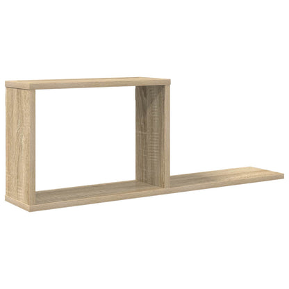 vidaXL Floating Shelves Sonoma Oak 80 x 15 x 30 cm Engineered Wood