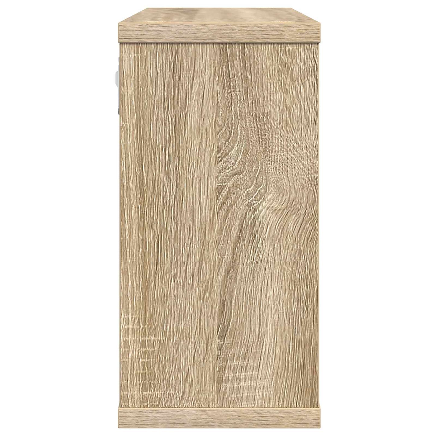 vidaXL Floating Shelves 2 pcs Sonoma Oak 80 x 15 x 30 cm