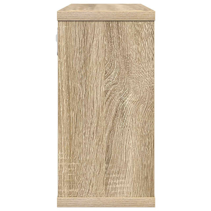 vidaXL Floating Shelves 2 pcs Sonoma Oak 80 x 15 x 30 cm
