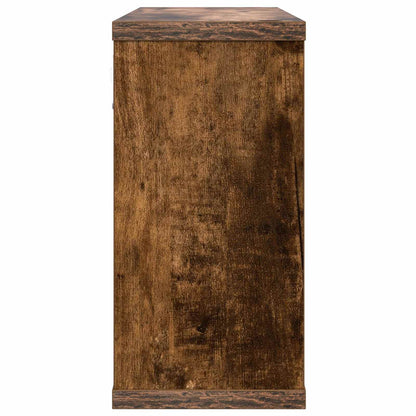 vidaXL Floating Shelves Smoked Oak 80 x 15 x 30 cm Engineered Wood