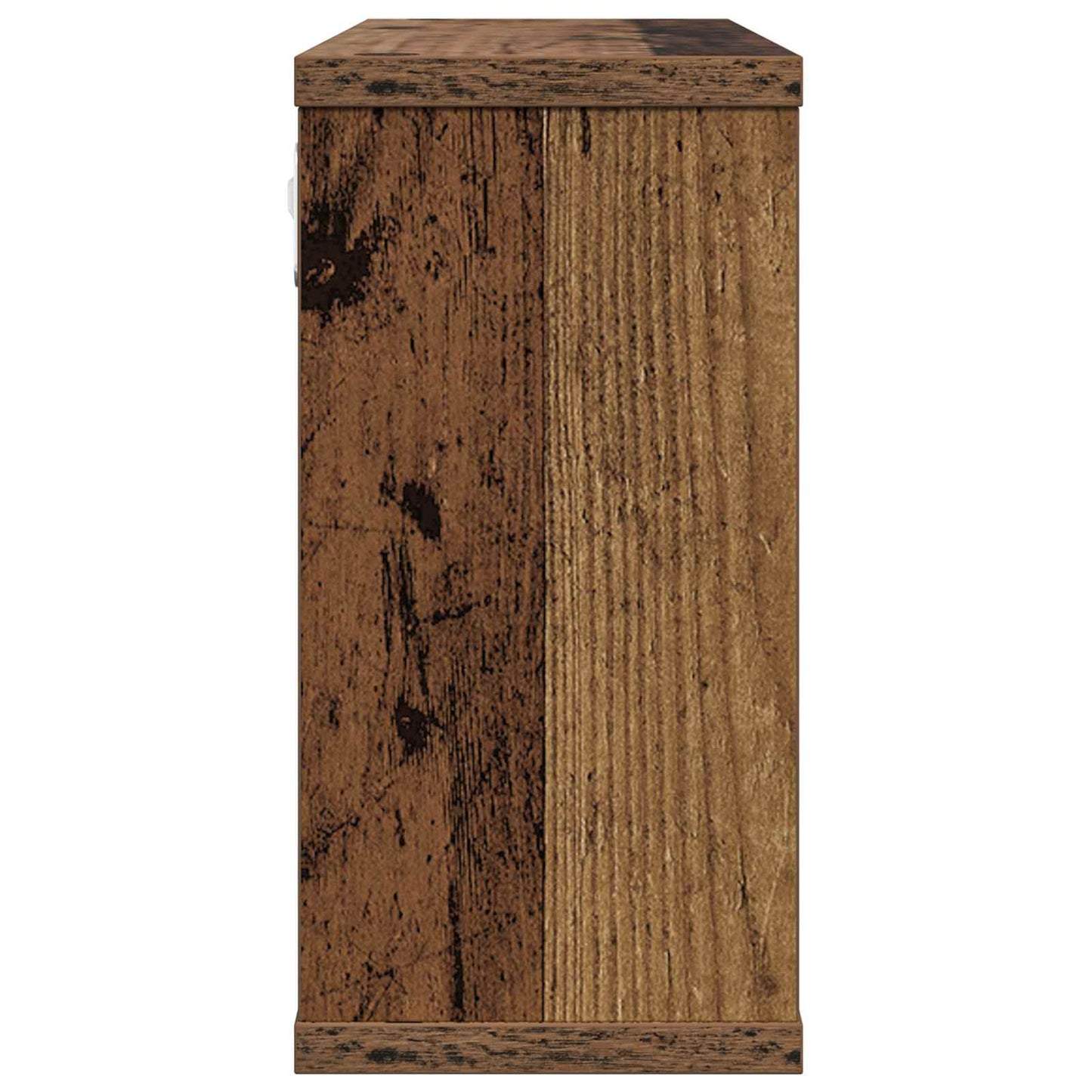vidaXL Floating Shelves 2 pcs Old Wood 80 x 15 x 30 cm Engineered Wood