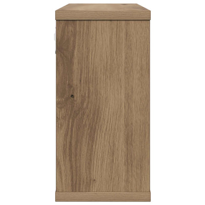 vidaXL Floating Shelves Artisan Oak 80 x 15 x 30 cm Engineered Wood